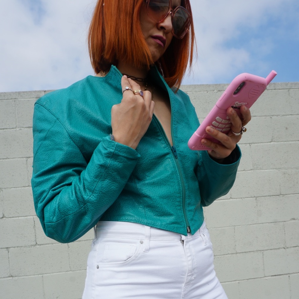 Yucatán bay real leather jacket